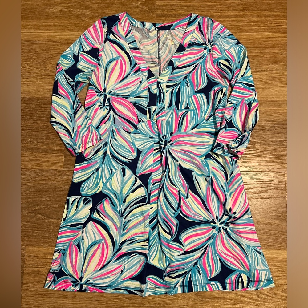 Lily Pulitzer Women’s Amina Dress High Tide Dance Lady Size Medium